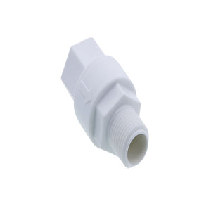 Poppet Check Valve 685 Series 1/2 FPT x 1/2 MPT, 1/3 psi, FKM [Viton] SS Spring