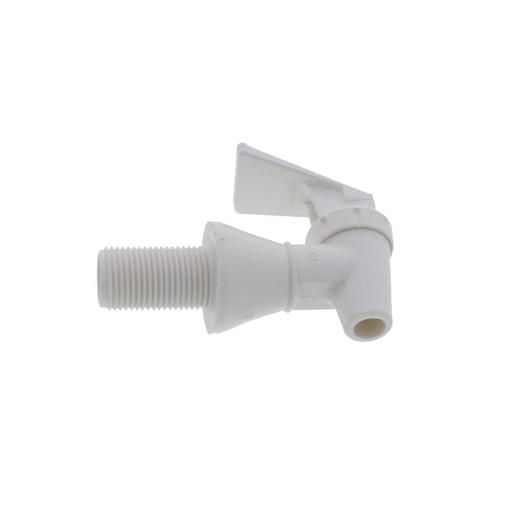 Oasis White Water Cooler Faucet Belled With Male Threads