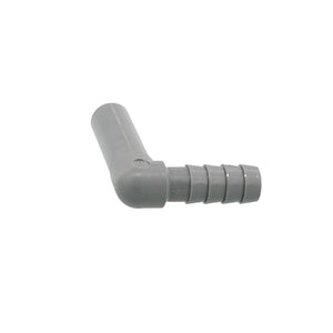 John Guest Stem Elbow Barb Connector  - 3/8 OD Stem x 5/16 ID Barb