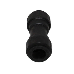 John Guest ProLock Black Reducing Coupler - 1/2 CTS x 3/8 CTS