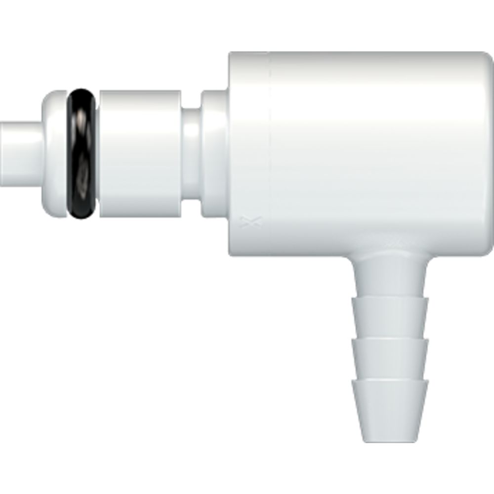LinkTech 20AC Elbow Plug, Valved, 1/8" HB