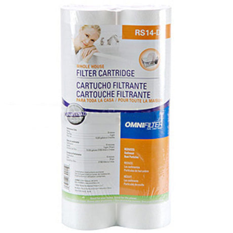 OmniFilter RS14-DS Whole House Filter Replacement Cartridge 2 Pack