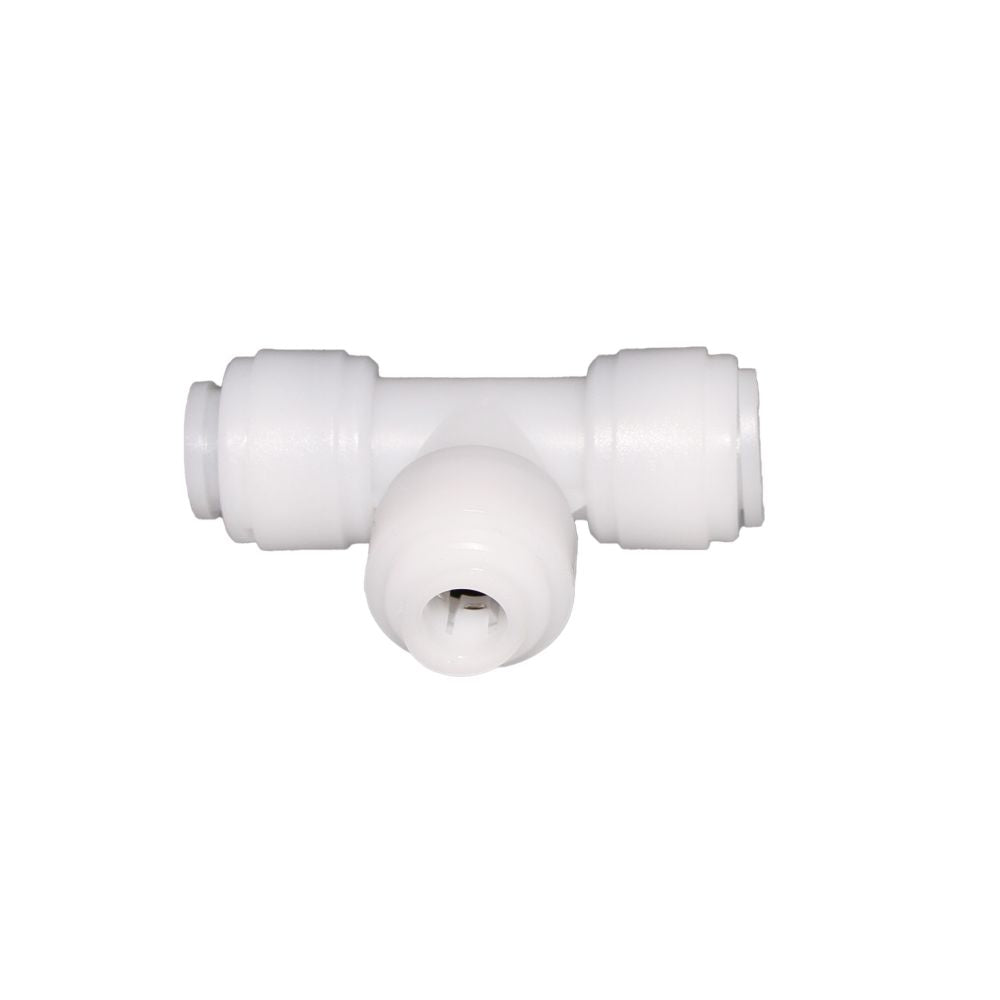 NeoFit - Acetal Natural White Union Tee- 3/8" tube