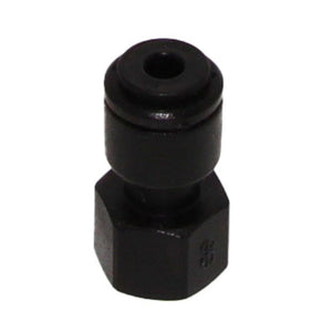 John Guest Female Adaptor BLACK ACETAL - 4mm x 1/8 BSP