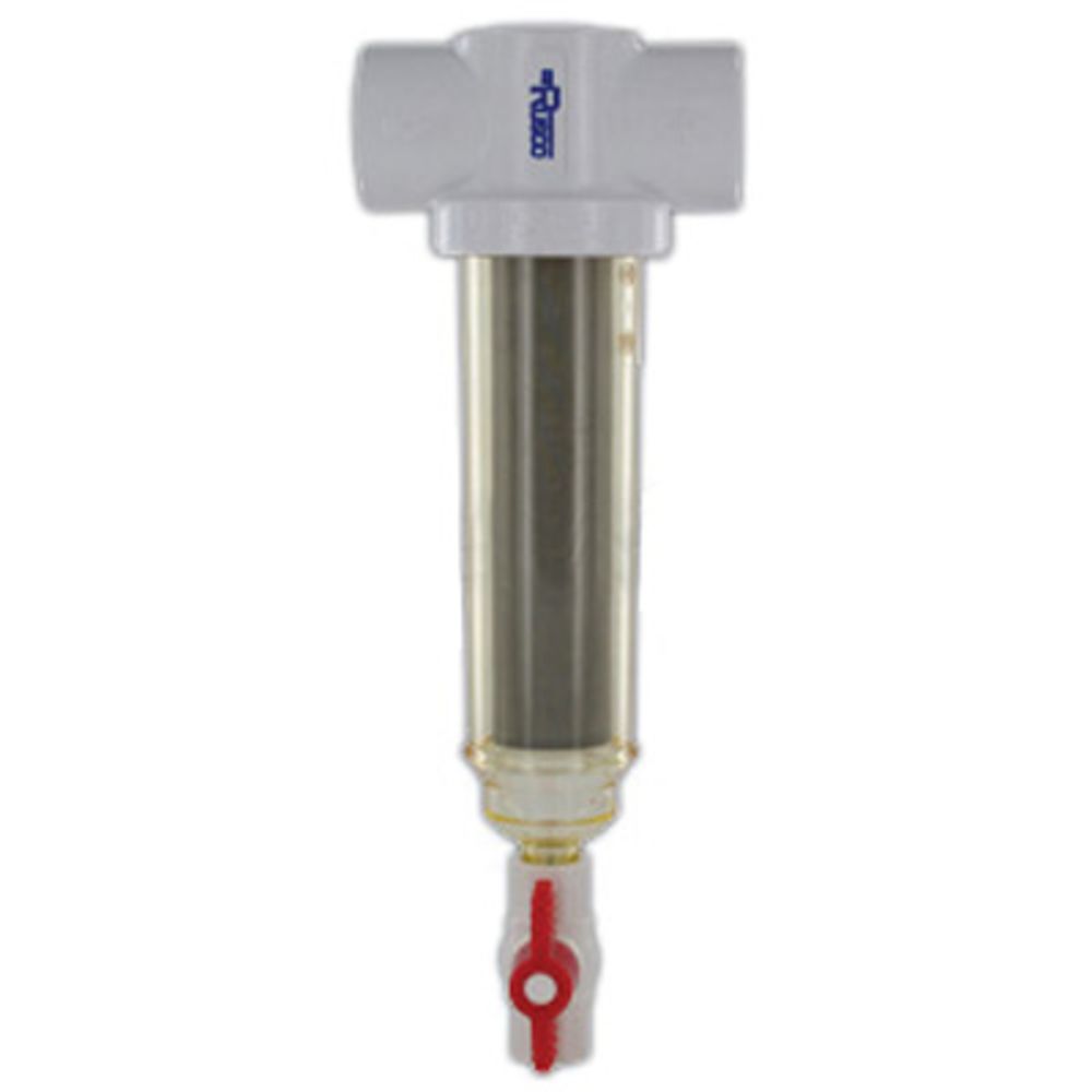 Rusco Chemically Resistant Spin Down Filter T Style 1" SS - 140 Mesh [104 micron]