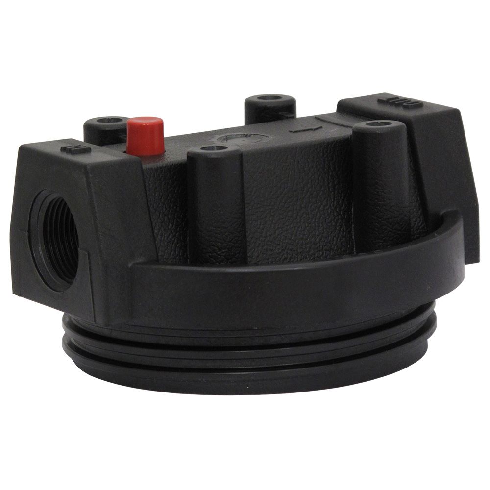 Pentek 154115 Black Mounting Bracket Cap for Standard Housings w/ PR - 3/4" FPT