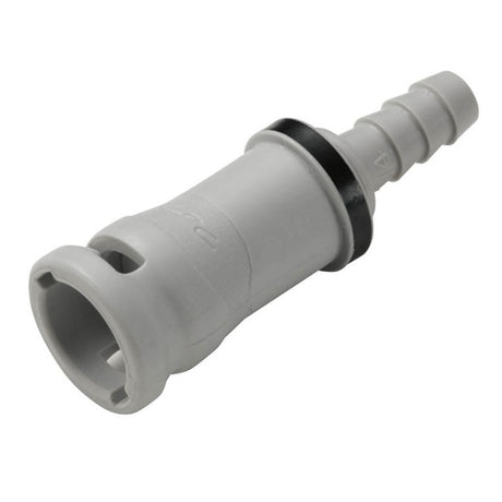 NS2D170412 Valved In-Line Hose Barb Coupling Body 1/4 ID Barb