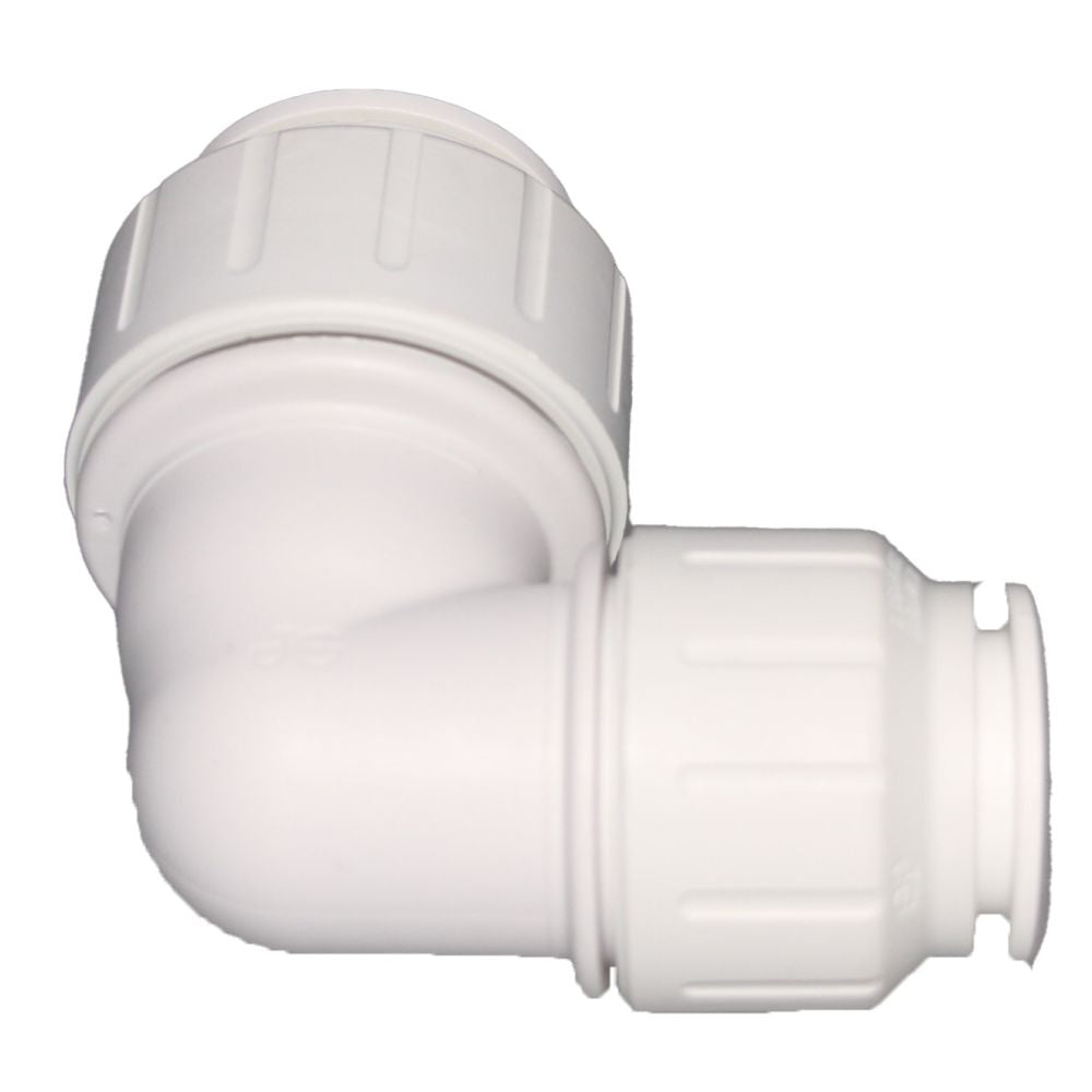 John Guest Reducing Union Elbow - 1 CTS x 3/4 CTS