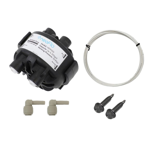 neoFlo Permeate Pump 200gpd with Fitting & Tubing