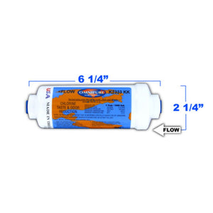 Kinetico 104834 Compatible Watermaker Five Postfilter GAC/Calcite Cartridge