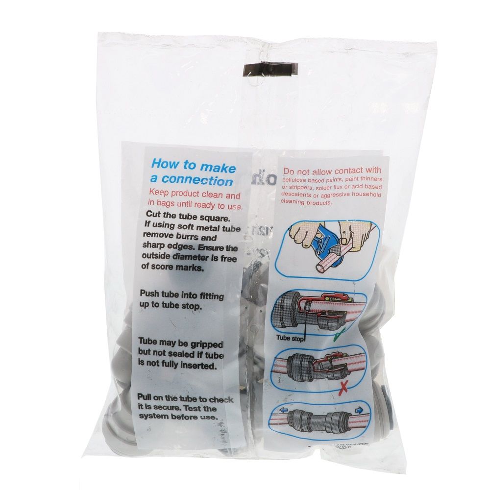 John Guest Reducing Elbow - 1/2 x 5/16