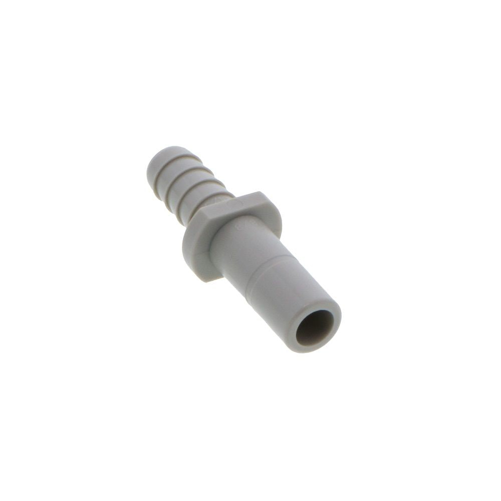 DMfit Stem Barb Straight Connector - 3/8 OD Stem x 5/16 ID Barb