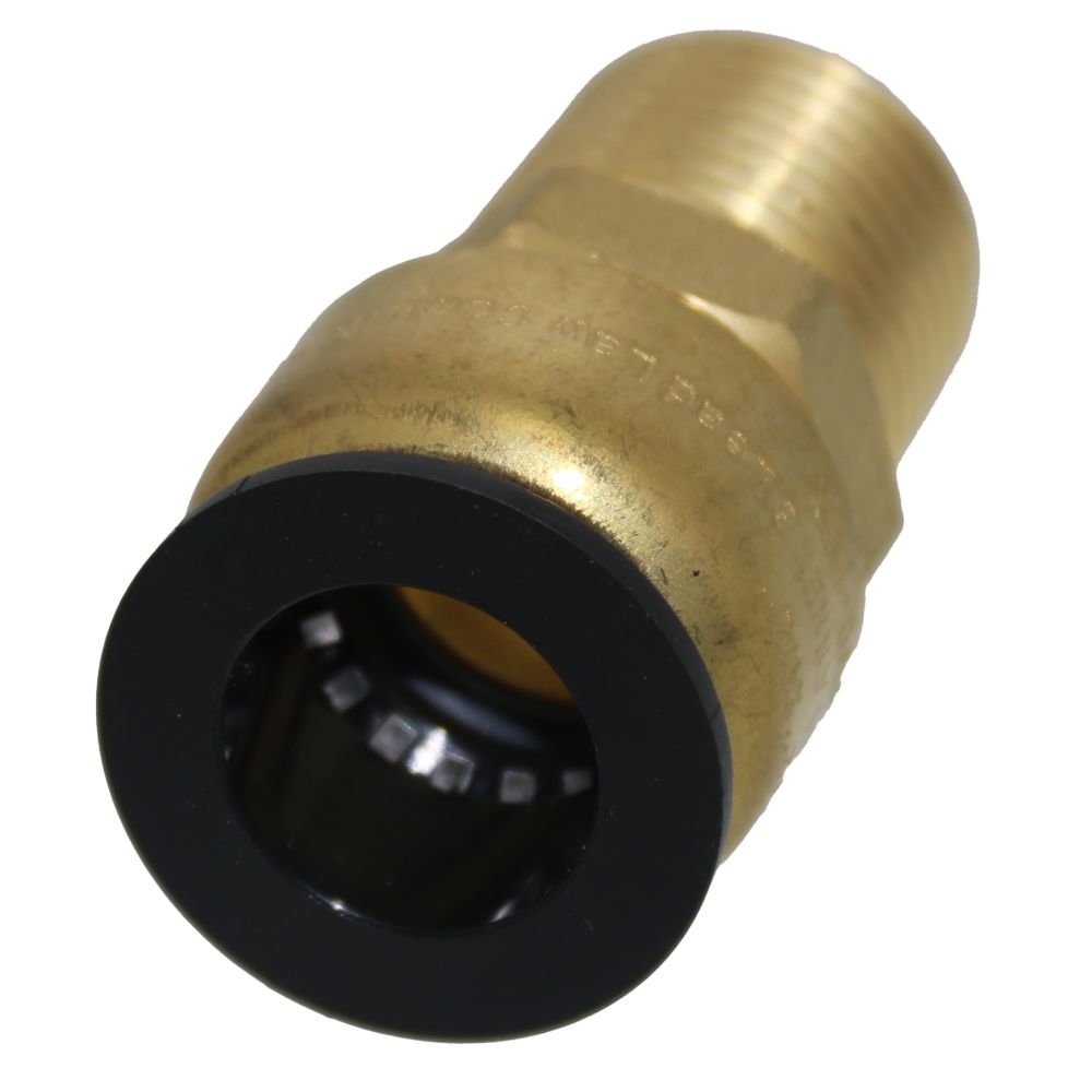 1/2" CTS x 1/2" NPT Lead Free Brass Male Connector