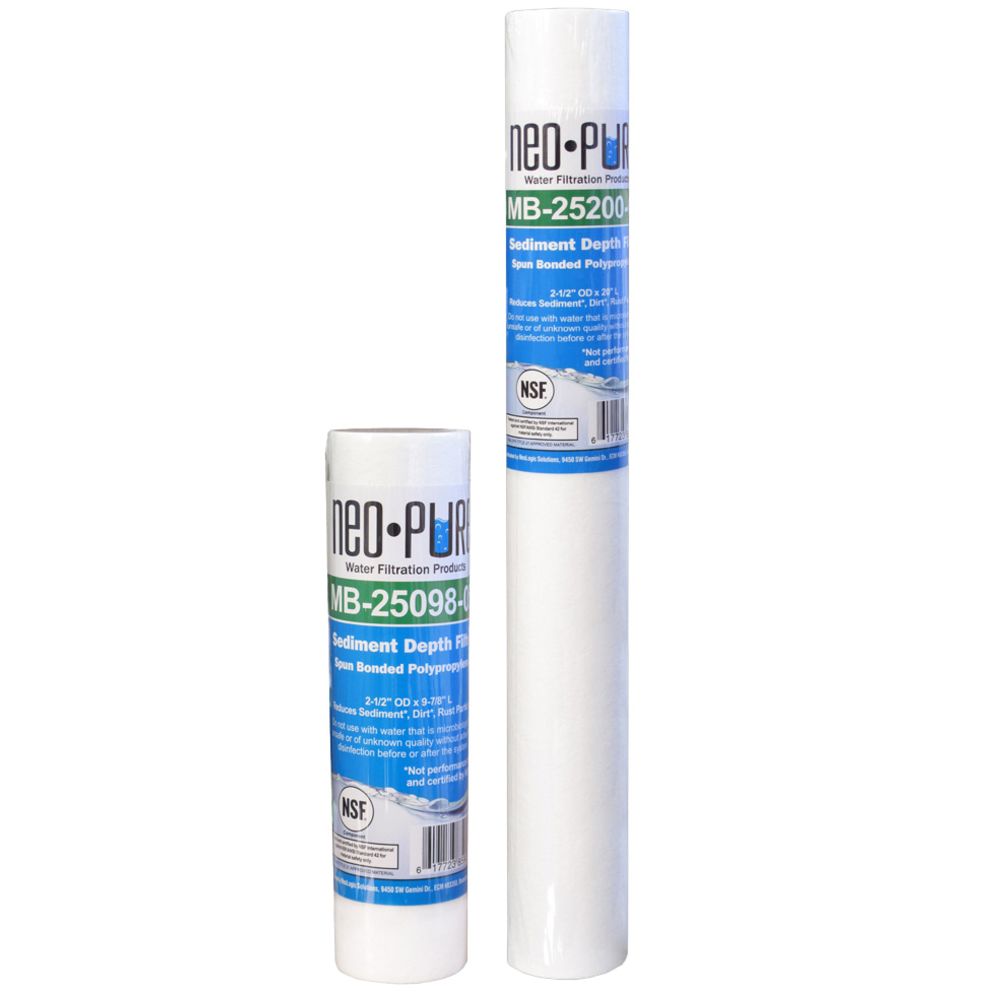 Everpure Compatible 10" EC110 + 20" EC210 Sediment Filters