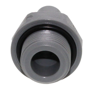 John Guest Stem Adapter BSPT - 1/4 x 1/8  BSPT