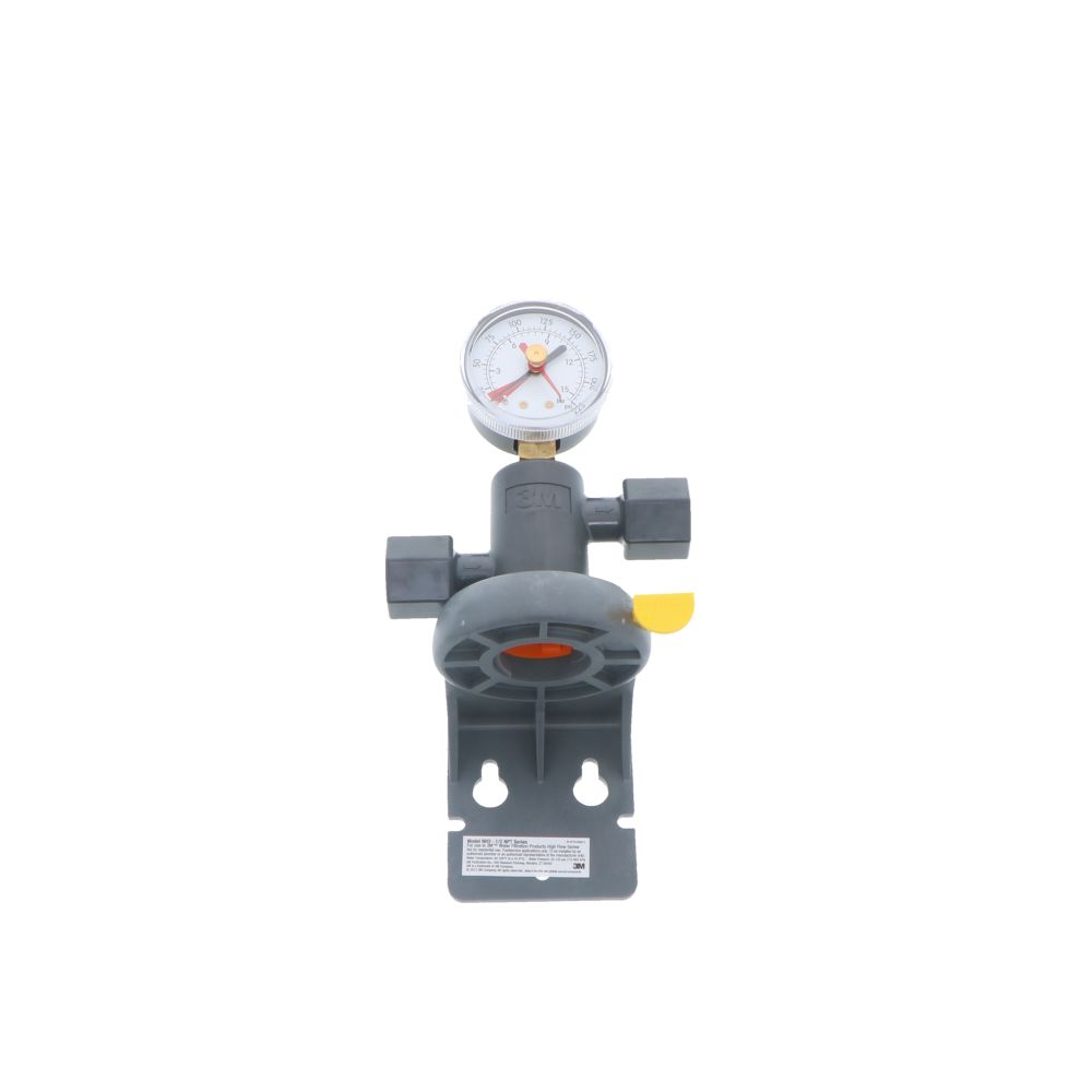 3M Water Filtration 1/2" NH3-NPT Head w/gauge