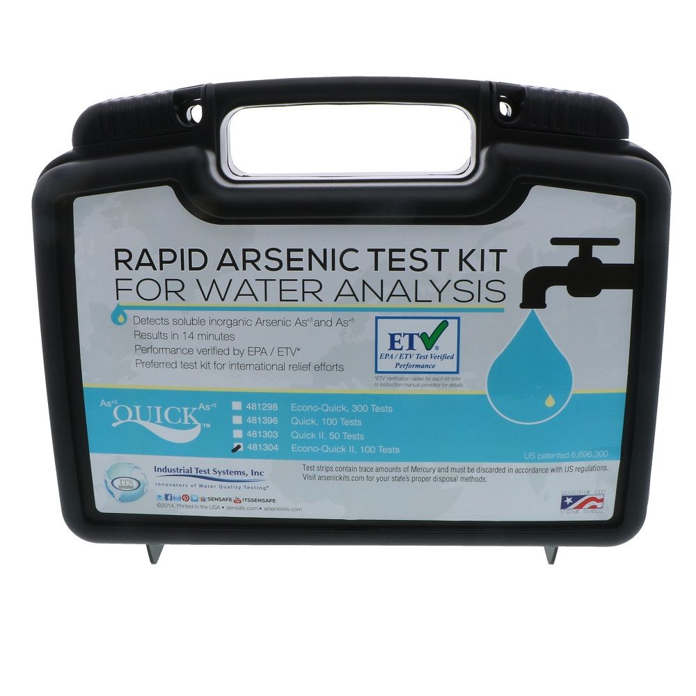 Industrial Test Systems 481304 Arsenic Econo-Quick II, 100 Tests