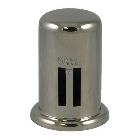 Brass Cover Cap for Twin Inlet Air Gap - Polished Nickel PVD