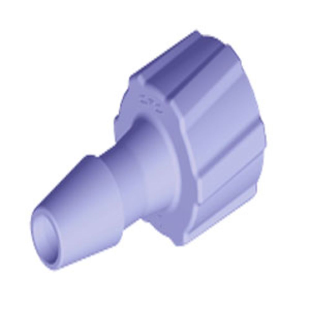 LM5191 Luer Fitting Purple Tint Polycarbonate Male Luer X 5/32 HB