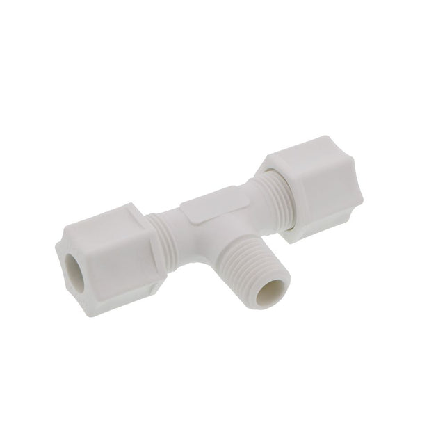 JACO 60-6-4-P-O Polypropylene Male Branch Tee 3/8 OD Tube x 1/4 MPT