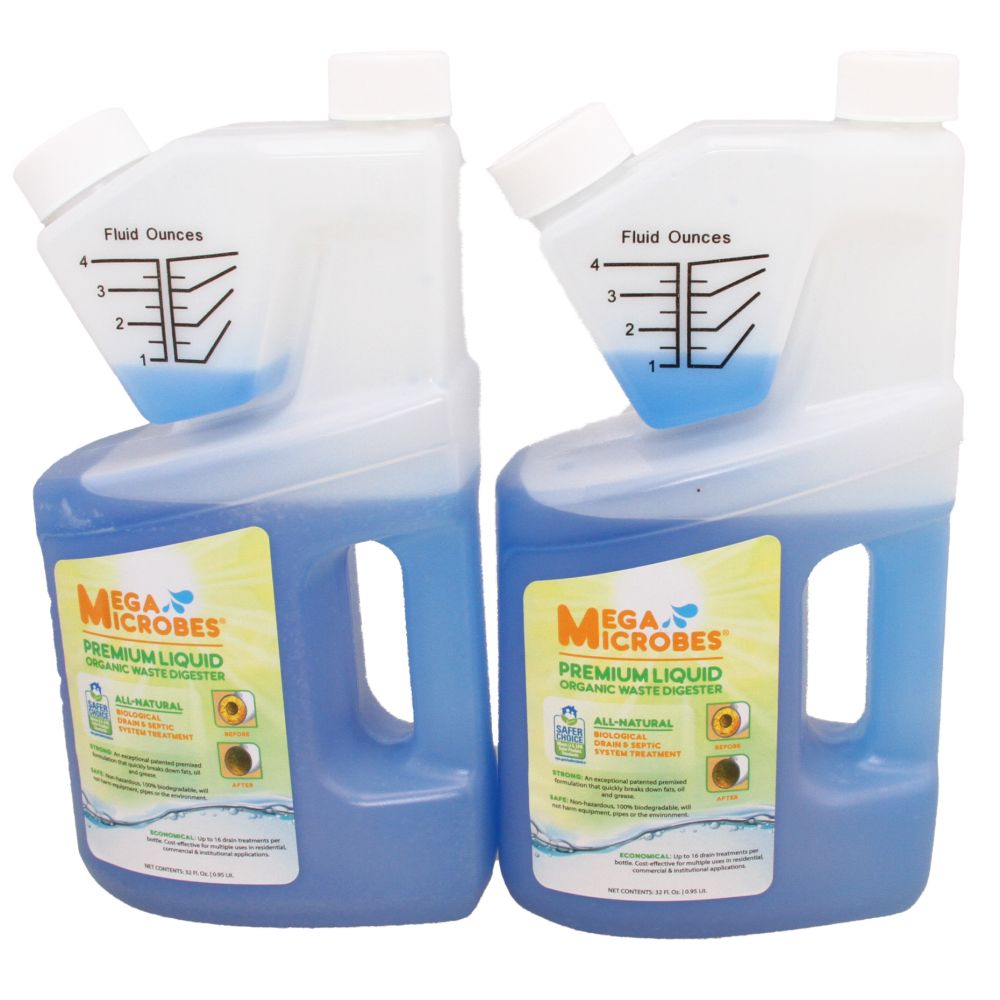 MegaMicrobes MML-32FL Liquid Premium Organic Waste Digester 32oz
