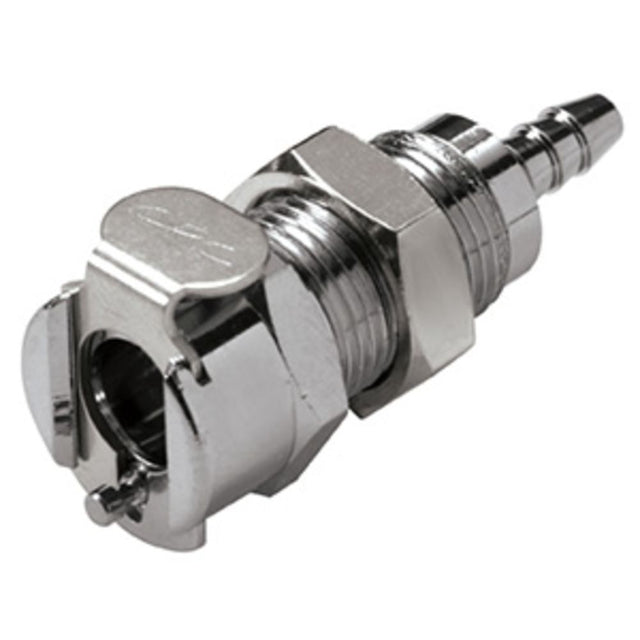 MC1602 Panel Mount Hose Barb Coupling Body 1/8 ID Barb