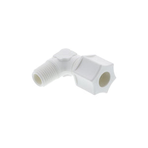 JACO 40-6-4-P-PG Polypropylene Male Elbow 3/8 OD Tube x 1/4 MPT