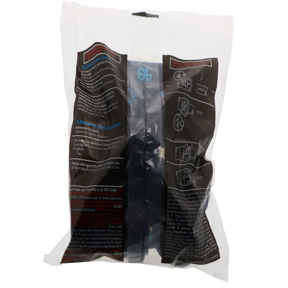 John Guest ProLock Black Coupler -1 CTS