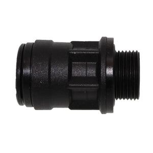 John Guest Male Connector BLACK ACETAL - 28mm x 1" BSP