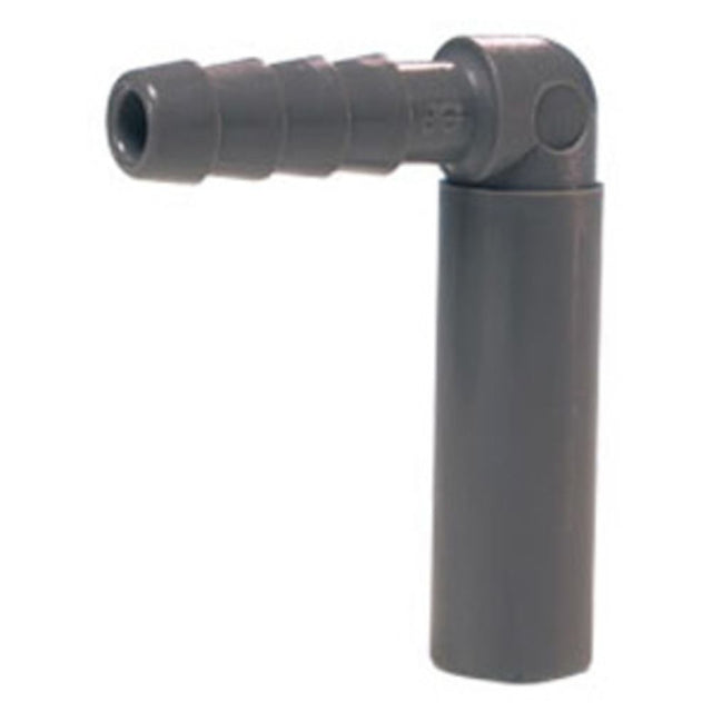 John Guest Stem Elbow Barb Connector  - 5/16 OD Stem x 5/16 ID Barb
