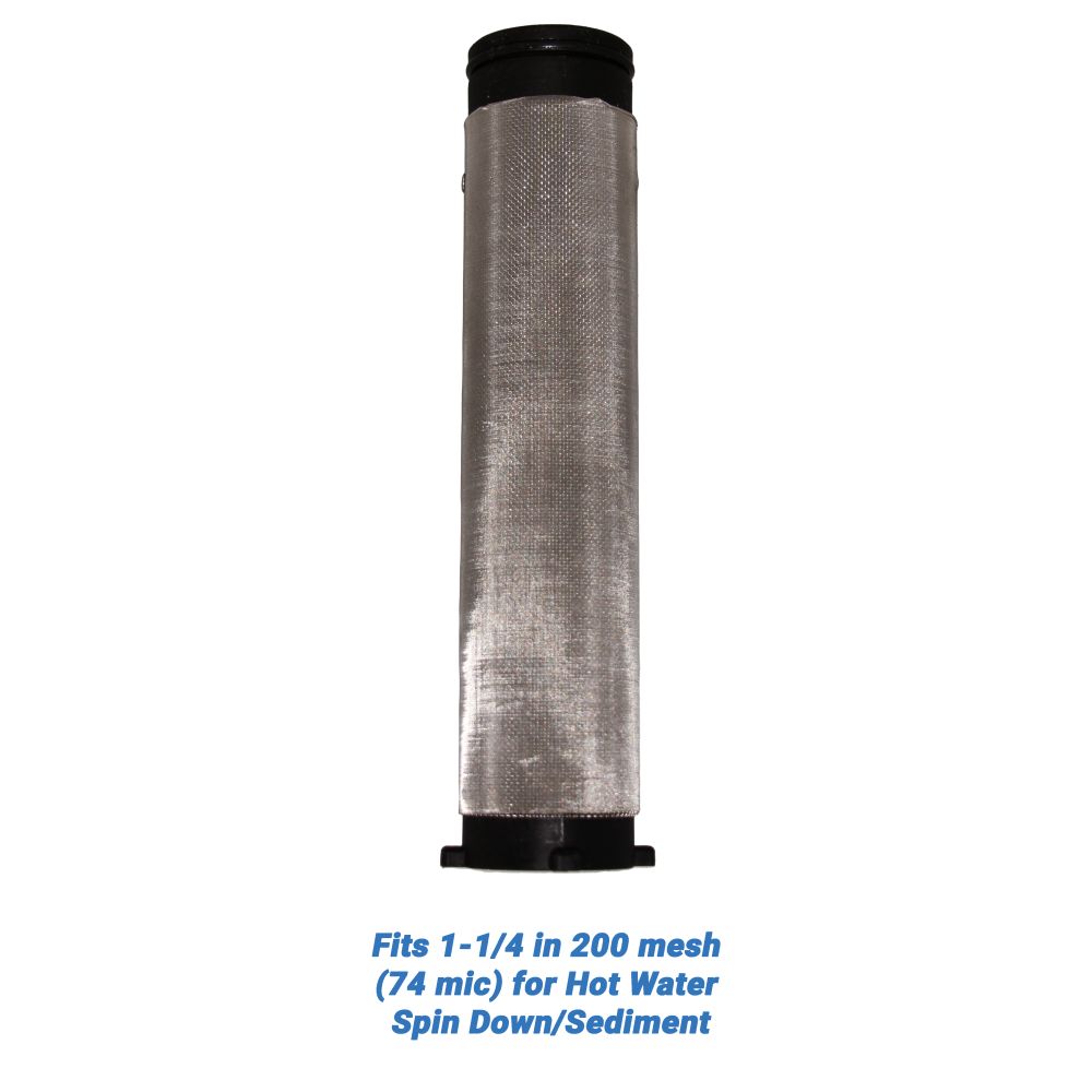 Rusco/Vu-Flow Hot Water Filter Screens for Spin-Down/Sediment Filters - Fits 3/4 in 60 mesh [254 mic] for Hot Water Spin Down/Sediment