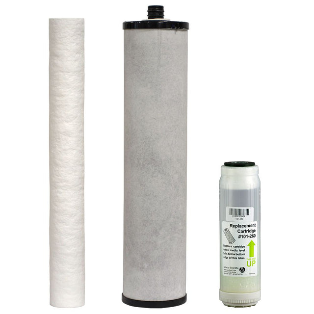 Kinetico 109-0033 Replacement Cartridge Set for MF5/620-5 with 20" Prefilter