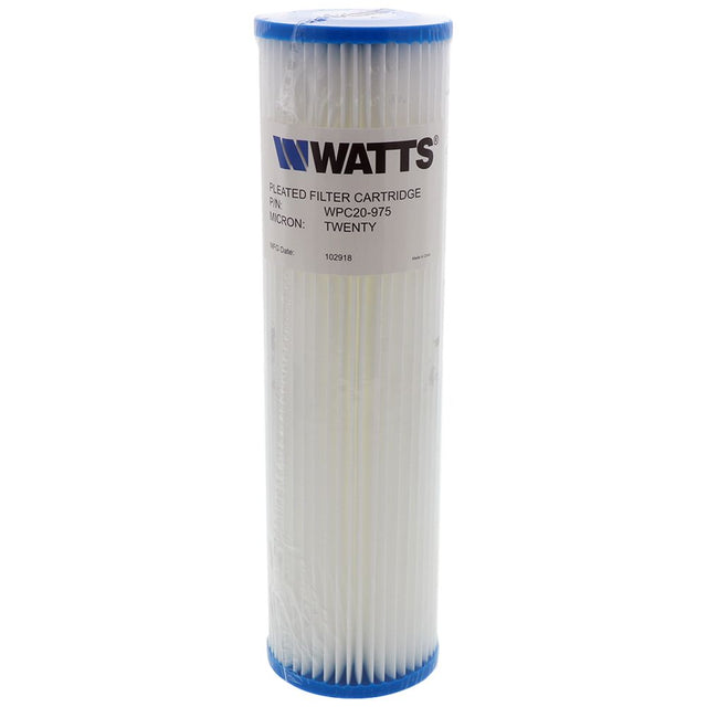 9-3/4" x 2-3/4" Flow-Max Pleated Poly - 20 mic
