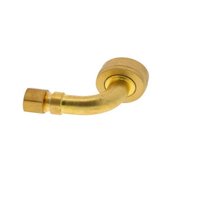 Female Swivel Garden Hose Adapter Elbow 3/4 FGHT x 3/8 Compression