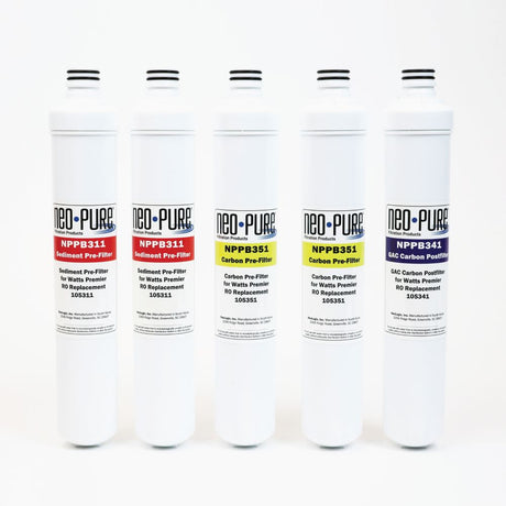 Neo-Pure Pre and Post Filter Replacement Kit for Watts Premier 531105
