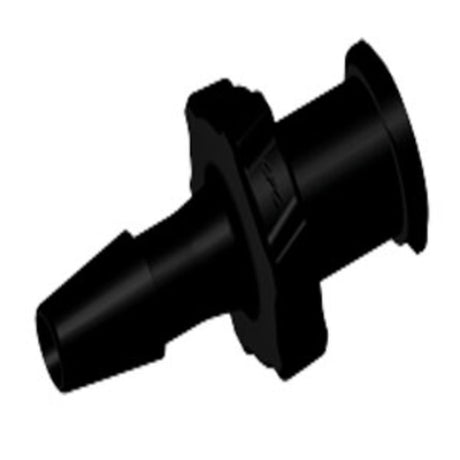 LF4131 Luer Fitting Black Nylon Female Luer X 1/8 HB