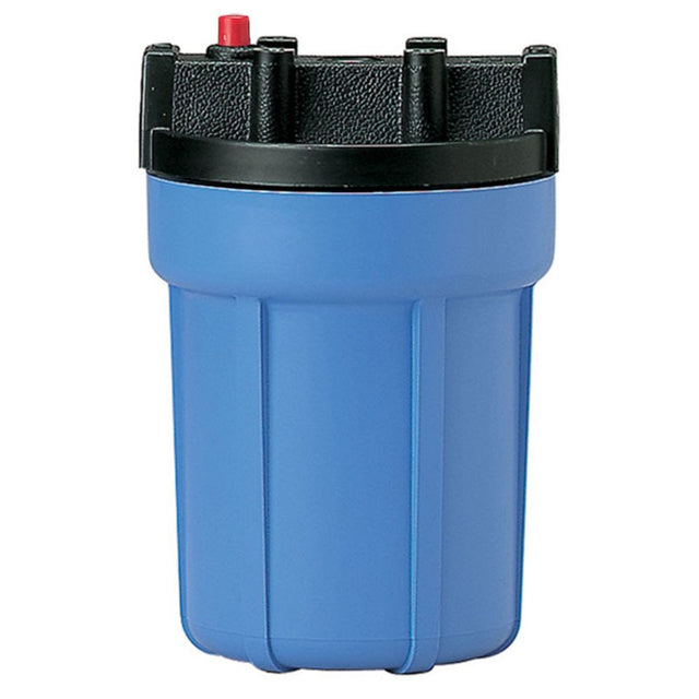 Pentek 5" Slim Line Water Filter Housing Black/Blue w/ PR - 3/8" FPT