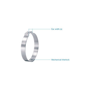 Oetiker 1/2" 1-Ear Zinc Clamp