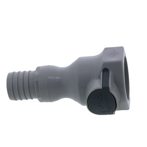 UDC Valved In-Line Hose Barb Coupling Body - 3/4 ID Barb Buna-N O-Ring