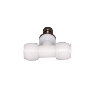 NeoFit - Acetal Natural White Flow Control Union Connector 3/8" tube