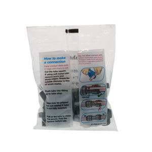 John Guest Stem Adapter BSPT - 1/2 x 3/8  BSPT