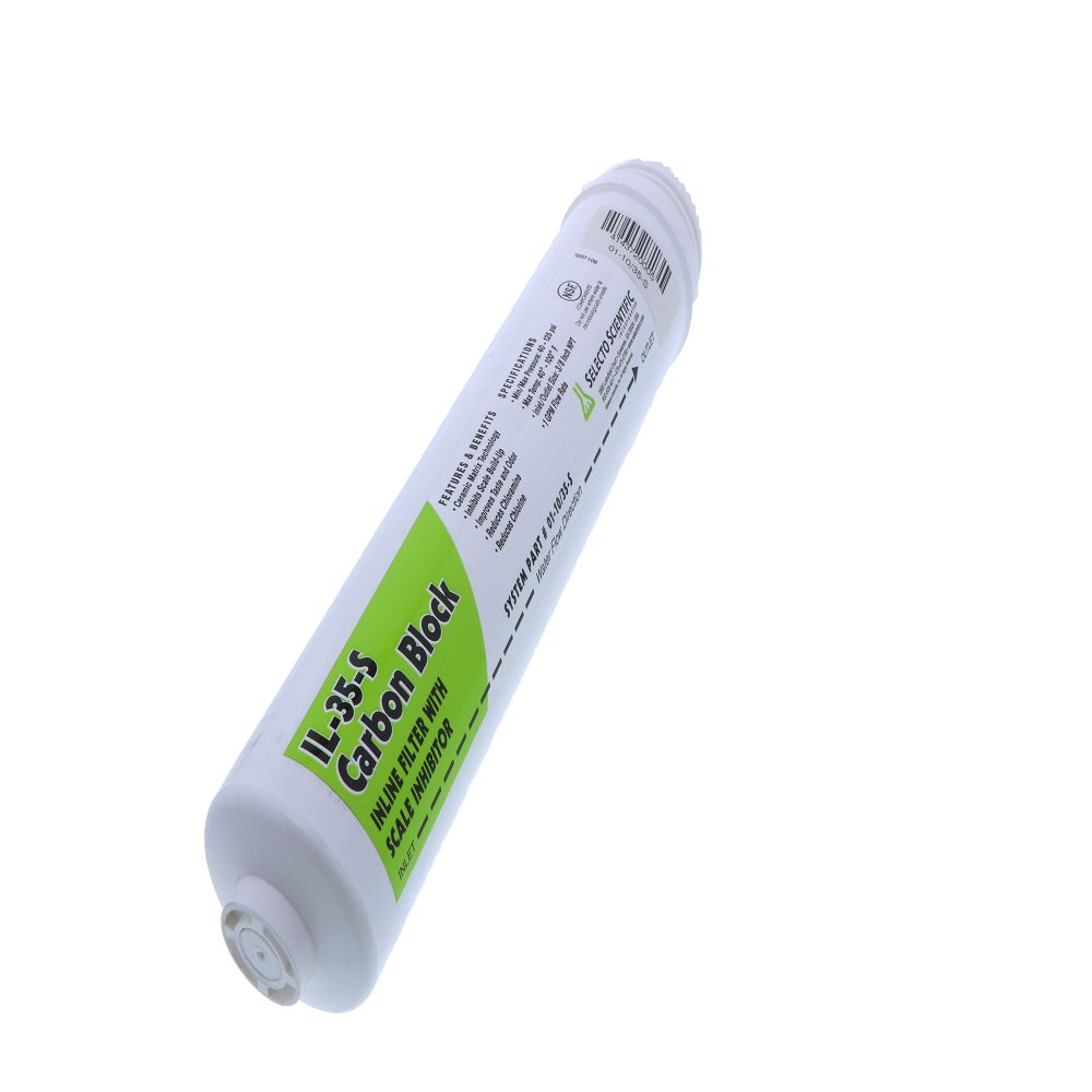 Kinetico 01-10/35 IL-35 Inline Replacement Filter Cartridge With Scale Inhibitor 1 Mic