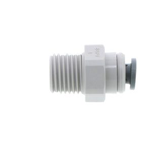 John Guest Male Connector BSPT - 3/16 x 1/4  BSPT