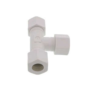 JACO 70-12-P-PG Polypropylene Union Tee 3/4 OD Tube x 3/4 OD Tube x 3/4 OD Tube