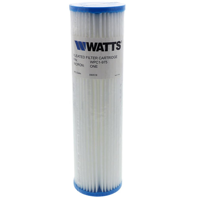 9-3/4" x 2-3/4" Flow-Max Pleated Poly - 1 mic