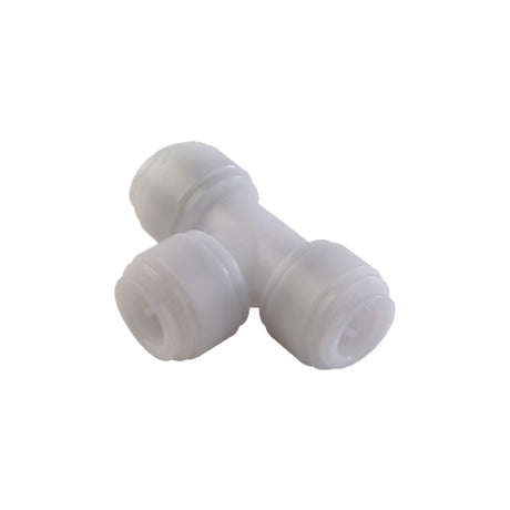 NeoFit - Acetal Natural White Reducing Union Tee- 1/2" run x 3/8" branch