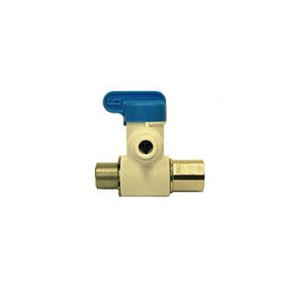 Angle Stop Adapter Valve - 3/8 x 3/8 x 1/4 tube