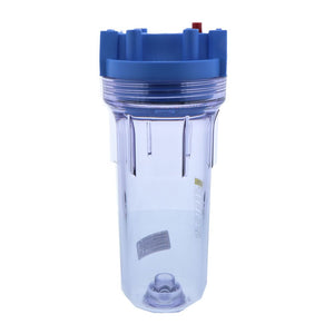 Pentek 150071 10 Standard Water Filter Housing Blue/Clear w/ PR - 3/4" FPT