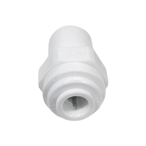 John Guest - White Acetal Male Connector - 1/4 x 1/4" MNPT