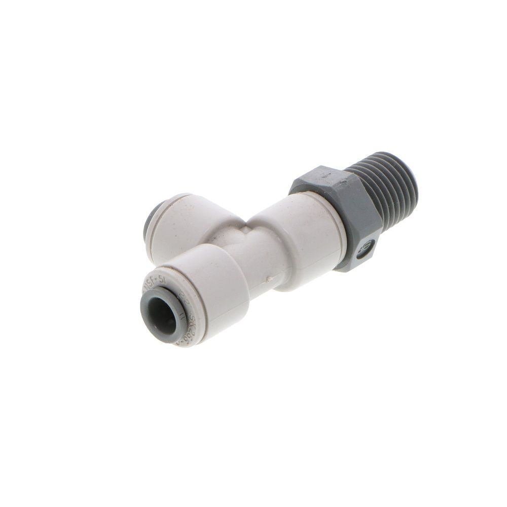 John Guest Swivel Male Run Tee NPTF - 1/4 x 1/4  NPTF